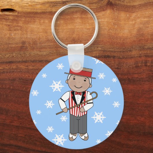 Kerstmis: Singer Gift Sleutelhanger (Voorkant)