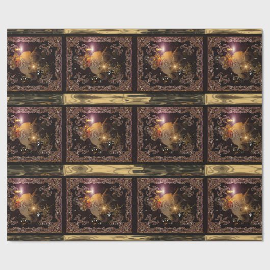 Kerstmis Sint Nicholas Cadeaupapier (Vlak)