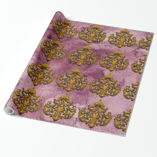 Kerstmis Sint Nicholas Victoriaans IV Cadeaupapier (Uitgerold)