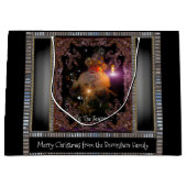 Kerstmis Sint Nicholas Victoriaans Kerstmis Groot Cadeauzakje (Voorkant)