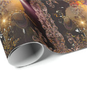 Kerstmis Sint-Nicolaas VI Victoriaans Elegant Uniq Cadeaupapier (Rol Hoek)