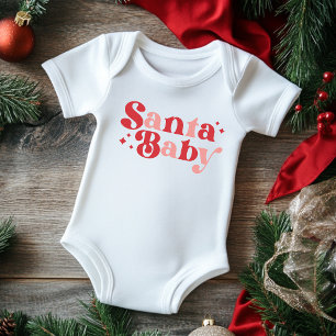 Kerstmis Sinterklaas Baby Schattig Moderne Typogra Romper