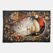 Kerstmis Sinterklaas Decoraties Volle Gezicht Theedoek (Horizontaal)