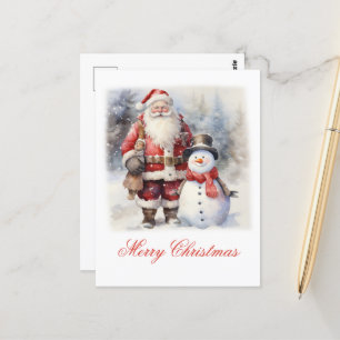 Kerstmis Sinterklaas en rendieren Briefkaart