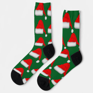 Kerstmis Sinterklaas Hoed Ontwerp Sokken
