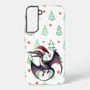 Kerstmis Sinterklaas hoed pterodactylus Samsung Galaxy Hoesje