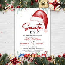 Kerstmis Sinterklaas Hoed Winter Baby Shower