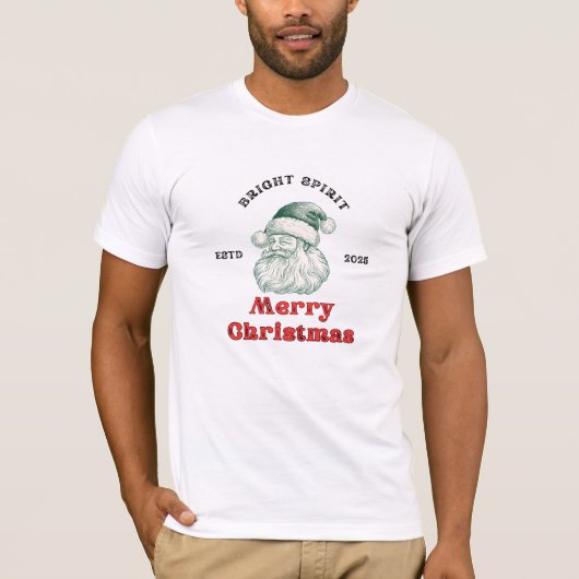 Kerstmis Sinterklaas Kat Vrouwen T-Shirt – Schatti (Voorkant)