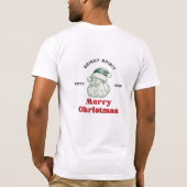 Kerstmis Sinterklaas Kat Vrouwen T-Shirt – Schatti (Achterkant)