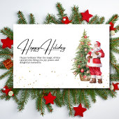 Kerstmis Sinterklaas Kerstkaart, Minimalistische K Feestdagenkaart