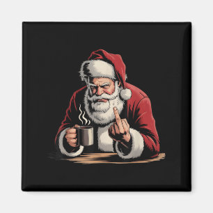 Kerstmis Sinterklaas Middelvinger Sarcastisch Kers Magneet