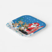 Kerstmis Sinterklaas plezier Papieren Bordje (Gebogen)