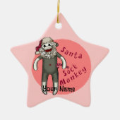 Kerstmis Sinterklaas Sok-aap ornamenten (Voorkant)