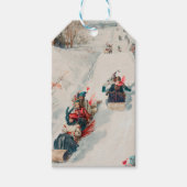 KERSTMIS SLEE SCÈNE SCHILDERIJ CADEAU LABEL CADEAULABEL (Voorkant)