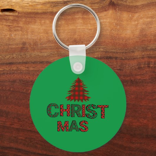 Kerstmis Sleutelhanger (Achterkant)