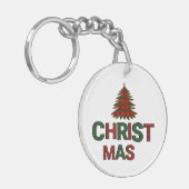Kerstmis Sleutelhanger (Voorkant Links)