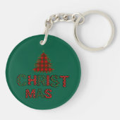 Kerstmis Sleutelhanger (Achterkant)