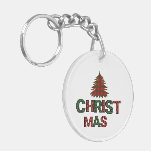 Kerstmis Sleutelhanger (Voorkant Links)