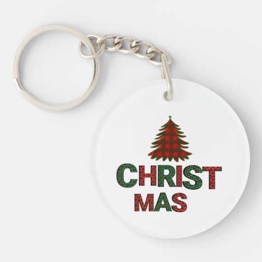 Kerstmis Sleutelhanger (Voorkant)