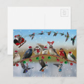 Kerstmis slikt feestdagenkaart (Voorkant / Achterkant)