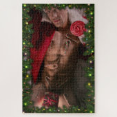 Kerstmis SlipperyJoe gay pride cadeaus LGBTQIA can Legpuzzel (Verticaal)