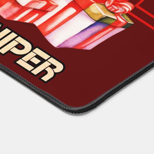 Kerstmis, sluipschutter, geschenk, leger bureaumat (Hoek)