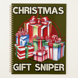 Kerstmis, sluipschutter, geschenk, leger planner