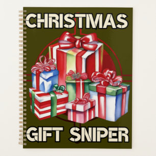 Kerstmis, sluipschutter, geschenk, leger planner