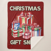 Kerstmis, sluipschutter, geschenk, leger sherpa deken (Voorkant)