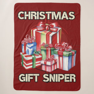 Kerstmis, sluipschutter, geschenk, leger sherpa deken