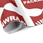 Kerstmis sluit mijn pakket af cadeaupapier (Rol Hoek)