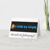 Kerstmis Smooshy Feestdagen Kaart (Achterkant)