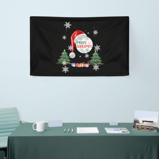 Kerstmis Sneeuw Collectie 3x5 Vinyl Banner (Beurs)