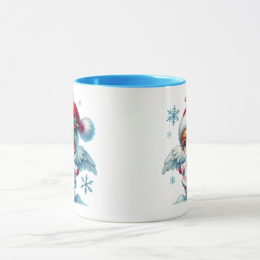 Kerstmis Sneeuw Engel Mok (Midden)