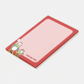 Kerstmis Sneeuwballende pinguïns Post-it® Notes (Schuin)