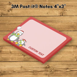 Kerstmis Sneeuwballende pinguïns Post-it® Notes