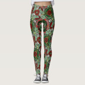 Kerstmis Sneeuwbol, Krans Leggings (Voorkant)