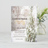 Kerstmis: Sneeuwfeest Kaart (Staand voorkant)