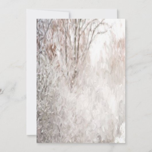 Kerstmis: Sneeuwfeest Kaart (Achterkant)