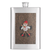 Kerstmis sneeuwman decoratie flacon (Voorkant)