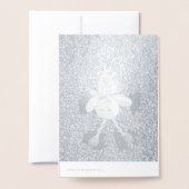 Kerstmis sneeuwman decoratie folie kaarten (Met envelop)