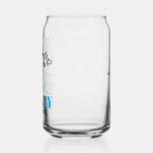 Kerstmis Sneeuwman Drinkset Blikvorm Glas (Links)