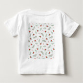 Kerstmis Sneeuwman Eerste Verjaardag (Achterkant)