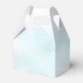 Kerstmis Sneeuwman Eerste Verjaardag Bedankdoosjes (Achterkant)