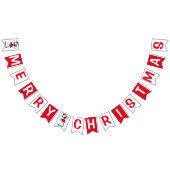 Kerstmis Sneeuwman en Meisje Dansers Bunting Flags Vlaggetjes (Alle)