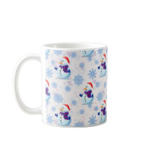 Kerstmis Sneeuwman oppervlaktepatroon