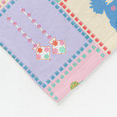 Kerstmis sneeuwman partij fleece deken (Hoek)