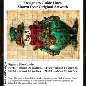 Kerstmis Sneeuwman Steampunk Sfeer BK9 Decoupage Tissuepapier