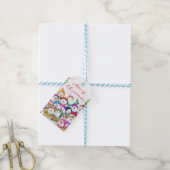 Kerstmis Sneeuwmannen Cadeautags Cadeaulabel (Met Touw)