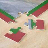 Kerstmis Sneeuwmannen, Vrolijk Kerstmis, Legpuzzel (Zijkant)